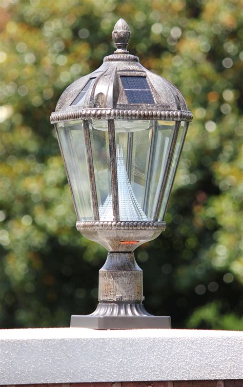 outdoor solar post light fixtures|Amazon.com: Outdoor Solar Light Post.